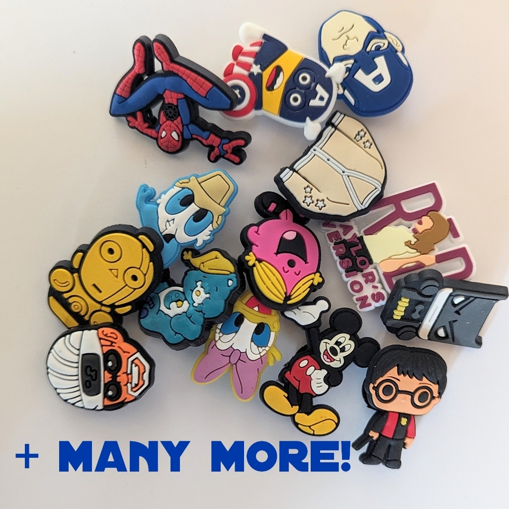 MIXED VARIETY OF SHOE CHARMS | JIBBITZ
